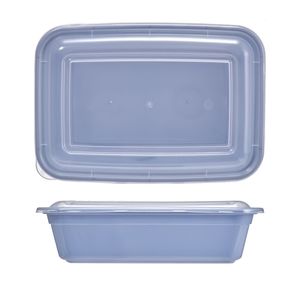 10pc Blue Meal Prep Set w Clear Lid